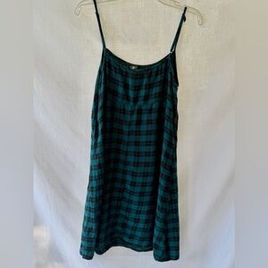Wild Fable Plaid flannel Babydoll Dress Medium